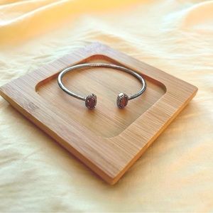 Kendra Scott Rose Quartz Cuff Bracelet